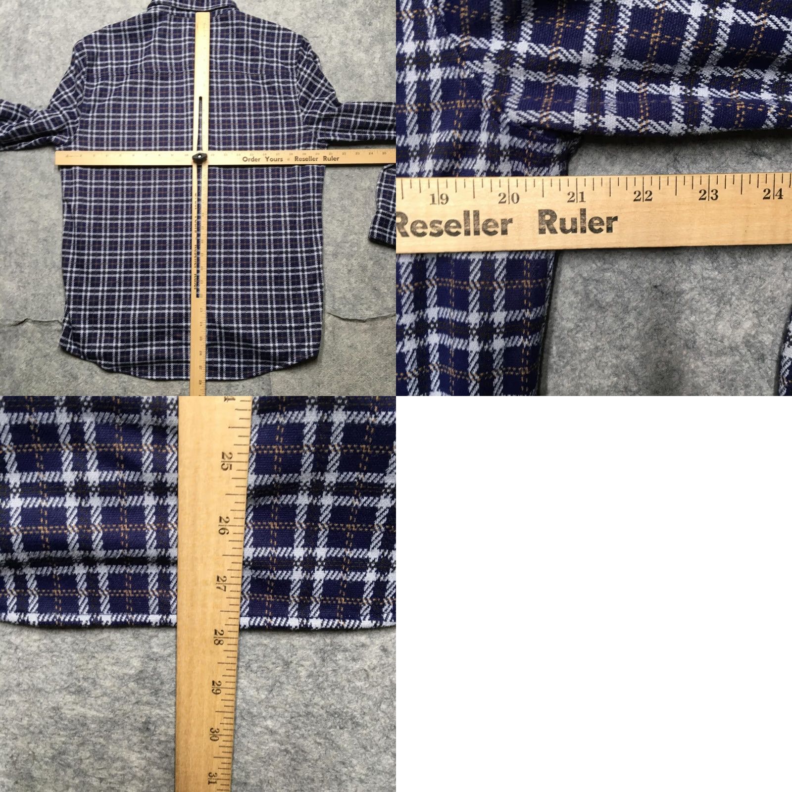 Rhone Rhone Mens Flannel Shirt Blue Plaid Long Sleeve Button-Up Stretch M Medium Size US M / EU 48-50 / 2 - 8 Thumbnail