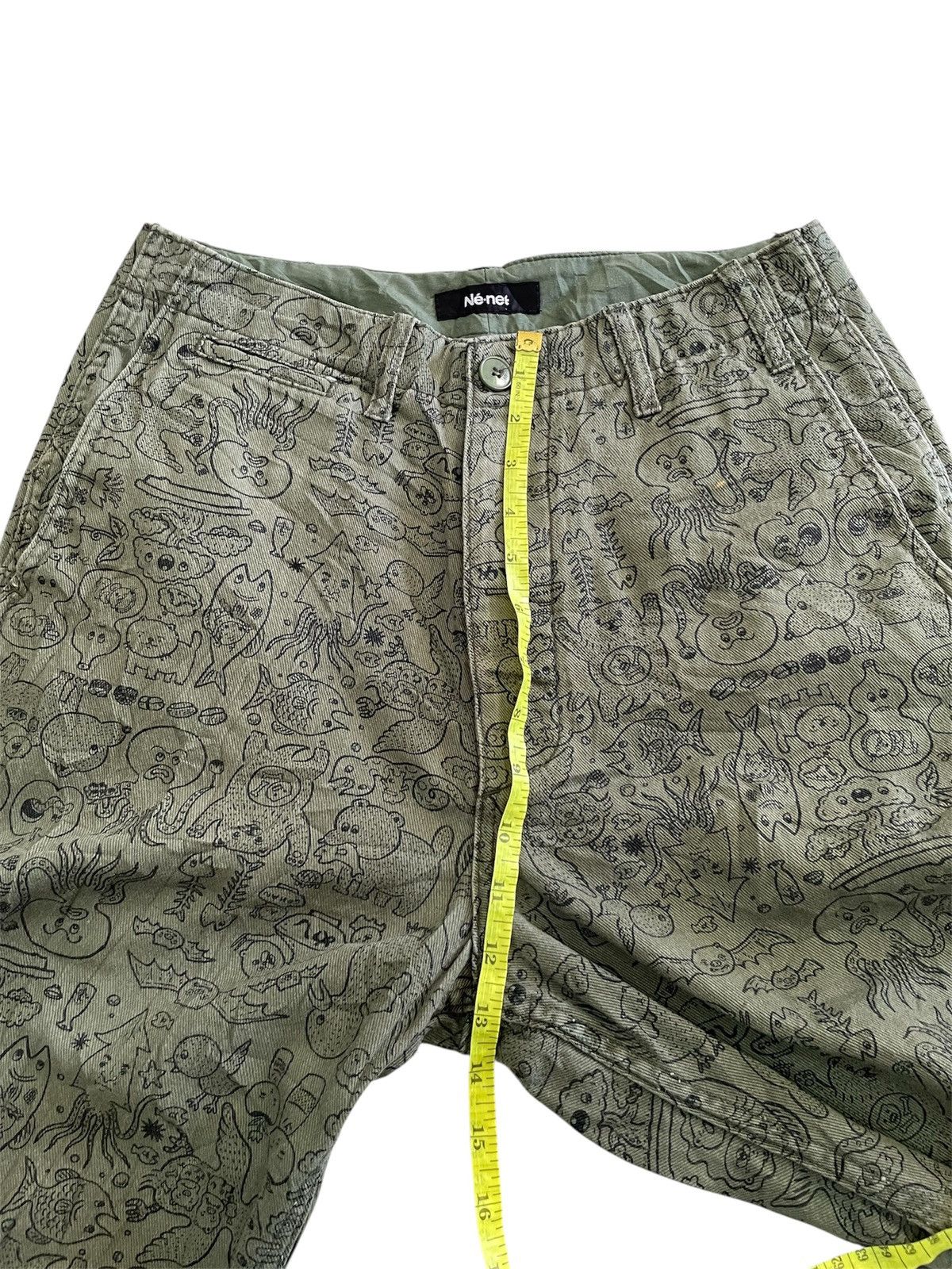 Issey Miyake Ne Net By Issey Miyake Animal Print Pants Size US 33 - 3 Thumbnail