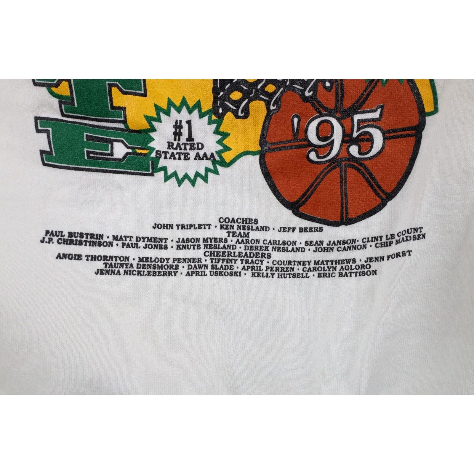 Vintage Vintage 90s Evergreen Basketball Sweatshirt Size M / US 6-8 / IT 42-44 - 5 Thumbnail