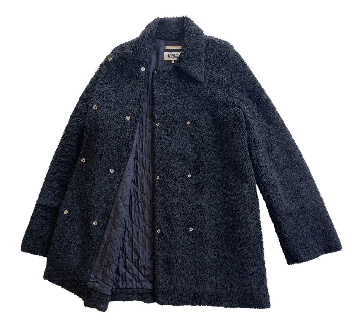 Maison Margiela MM6 Faux Fur Teddy Long Coat Size US M / EU 48-50 / 2 - 3 Thumbnail