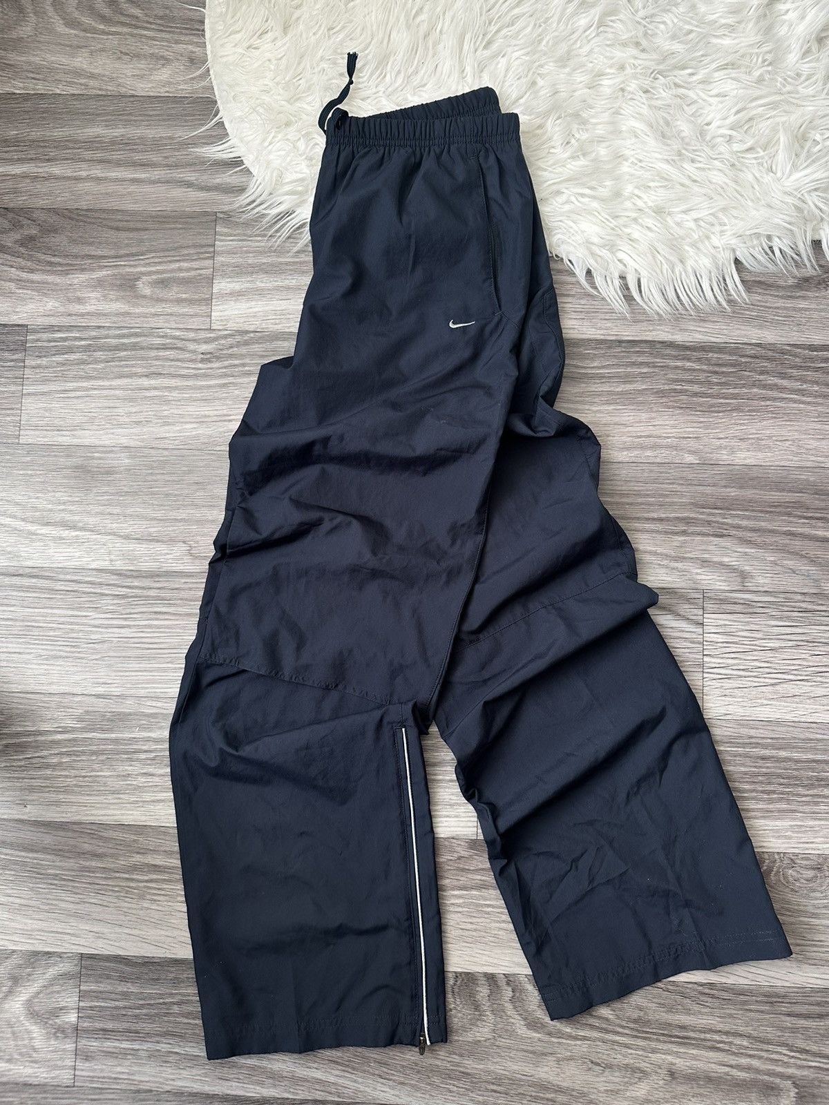 Nike Nike Vintage Blue Trackpants drill hype y2k size S Size US 30 / EU 46 - 1 Thumbnail