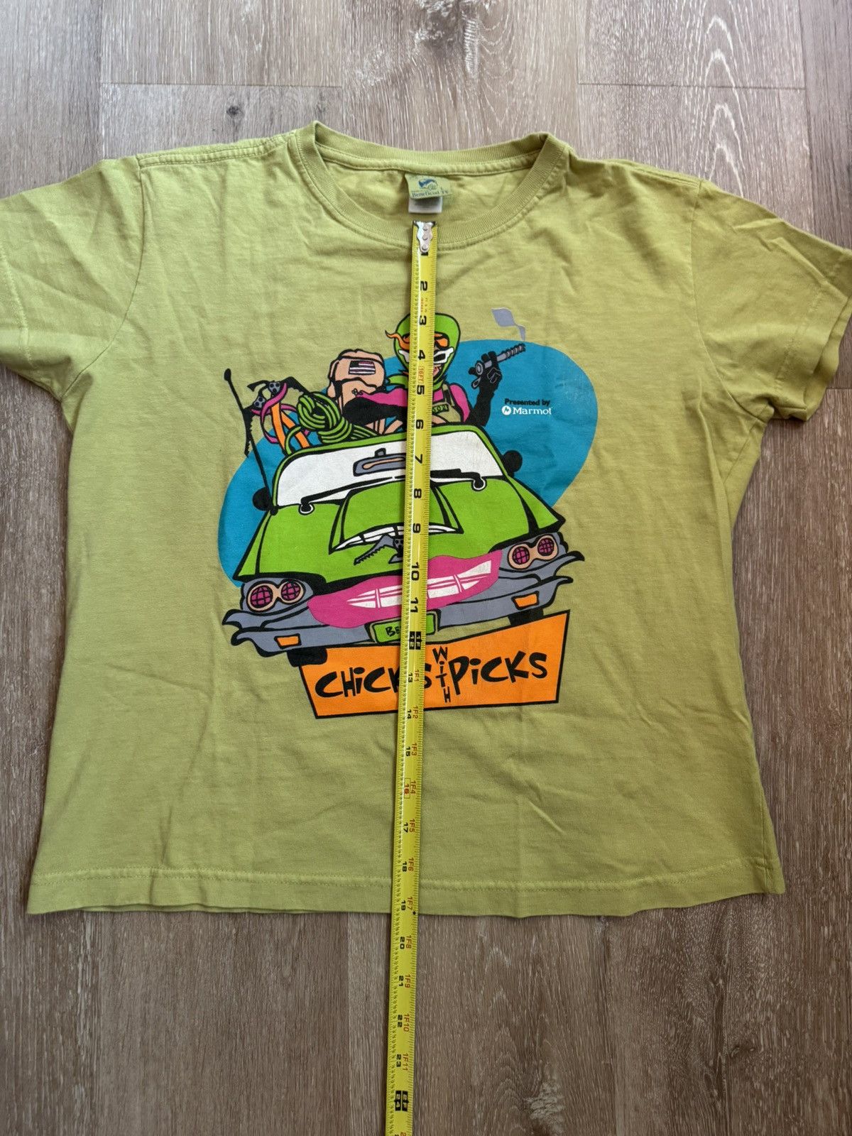 Band Tees × Vintage Chicks With Picks KISS MY AXE Vintage 90s Comedy Comic Tee Size L / US 10 / IT 46 - 12 Thumbnail