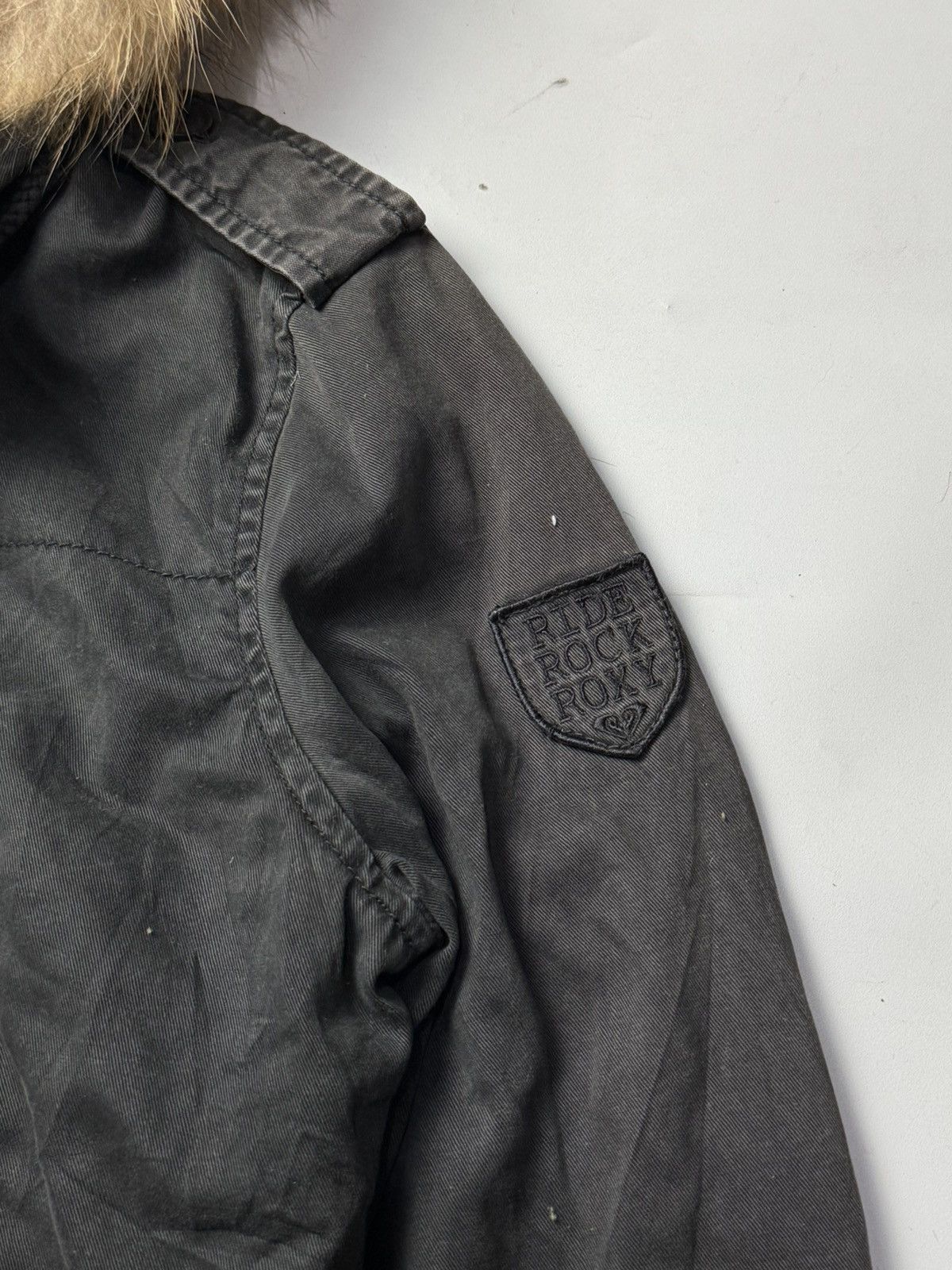 If Six Was Nine × Japanese Brand × Le Grande Bleu (L.G.B.) Faux Fur Japanese roxy jacket faded Size US XS / EU 42 / 0 - 6 Thumbnail