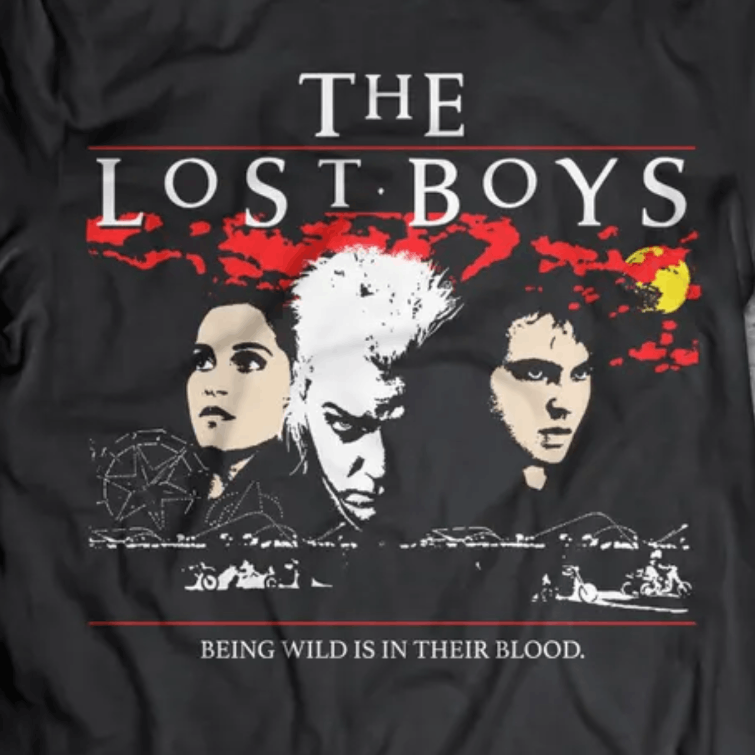Vintage The Lost Boys 1987 Horror T-Shirt, Movie Horror Shirt Size US L / EU 52-54 / 3 - 2 Thumbnail