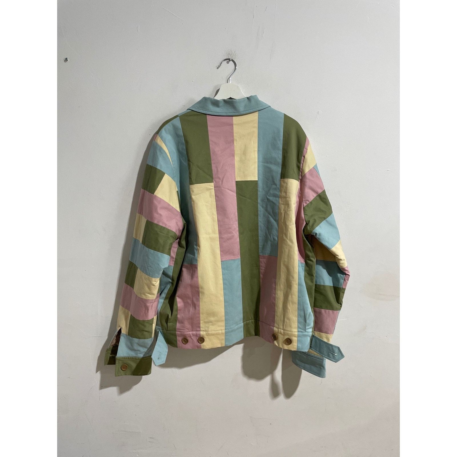 Joe Freshgoods JOE FRESHGOODS PANEL WORK MULTICOLOR JACKET SIZE LARGE USED Size US L / EU 52-54 / 3 - 2 Thumbnail