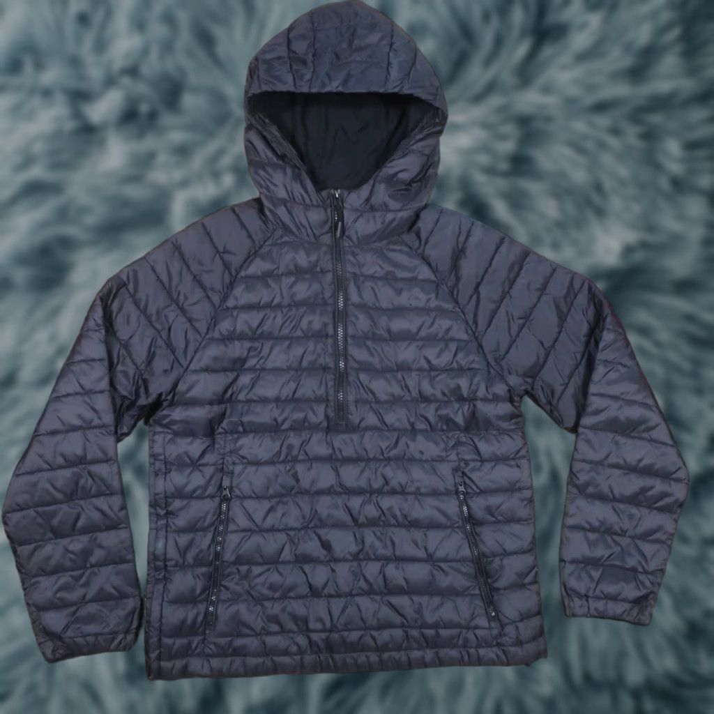 Everlane Everlane ReNew Lightweight Puffer Jacket Womens S Hooded 1/2 Zip Size S / US 4 / IT 40 - 1 Thumbnail