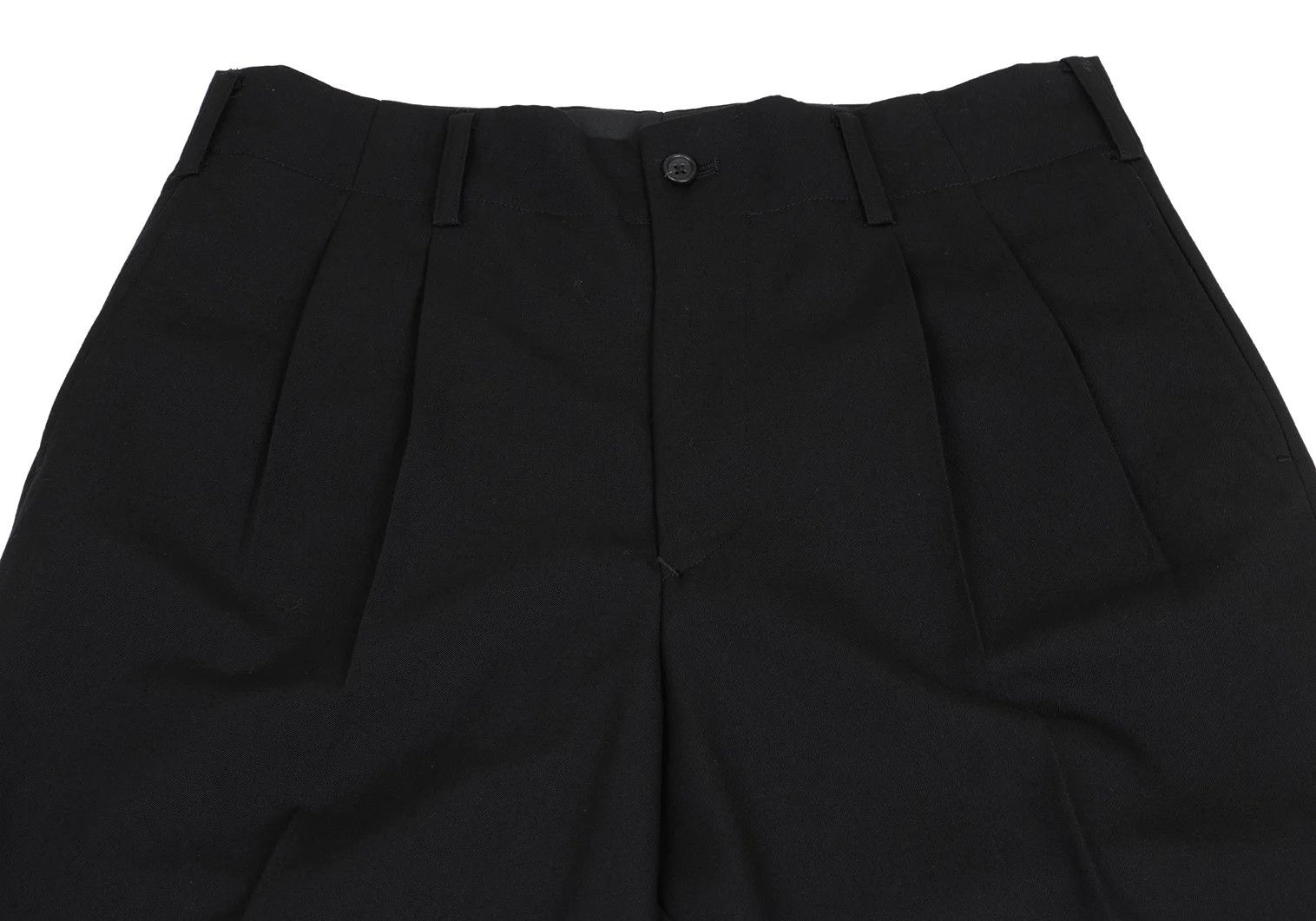 Yohji Yamamoto Yohji Yamamoto Black Wool Gabardine Pants Size US 30 / EU 46 - 2 Thumbnail