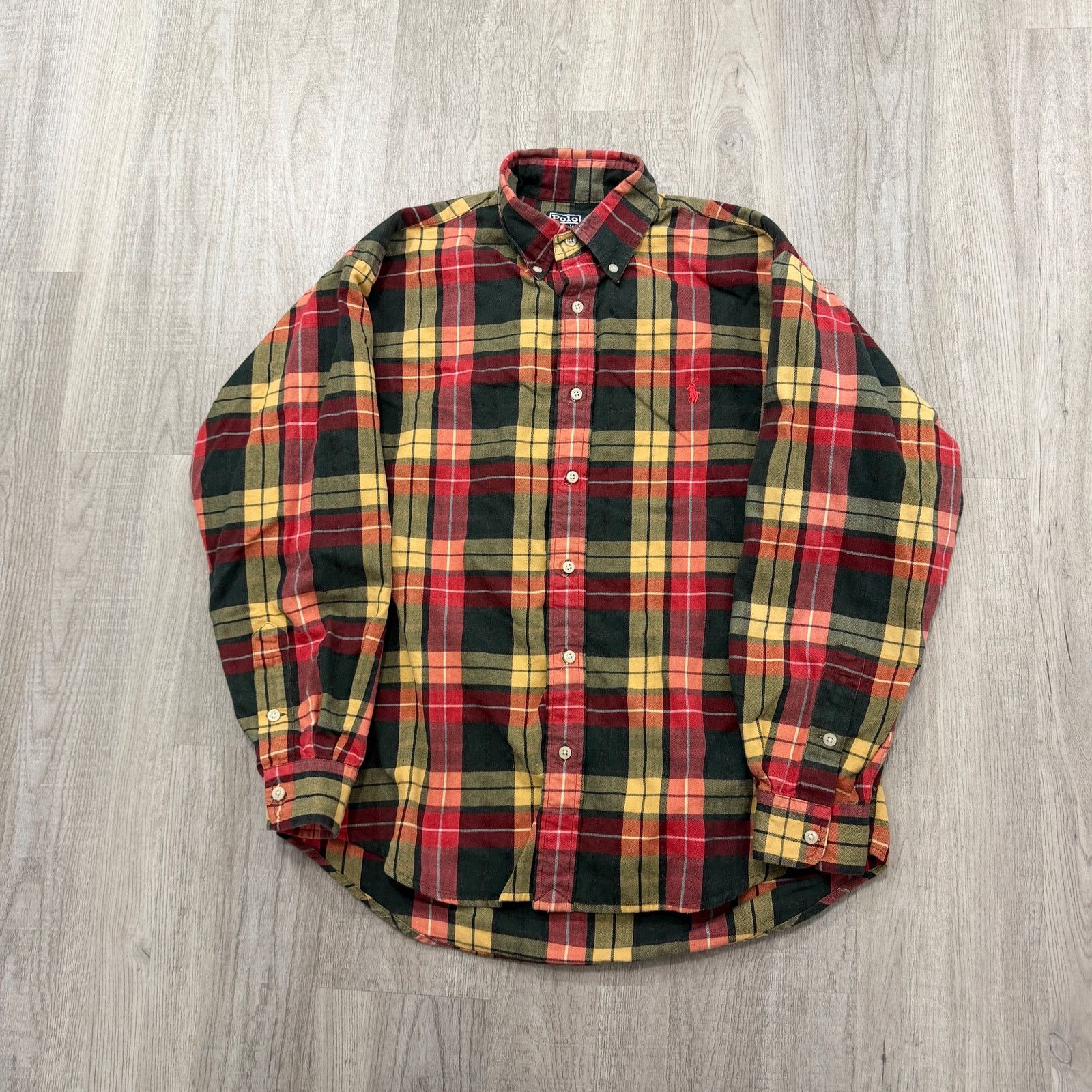 Polo Ralph Lauren Vintage Polo Ralph Lauren Yarmouth Shirt Medium Flannel Size US M / EU 48-50 / 2 - 1 Thumbnail