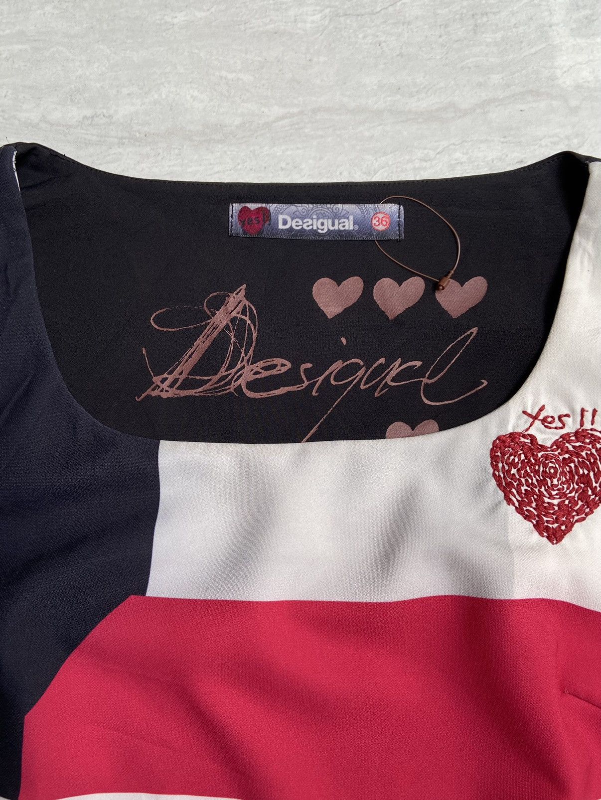 Desigual DESIGUAL Long Sleeve T-shirt Size US XS / EU 42 / 0 - 9 Thumbnail