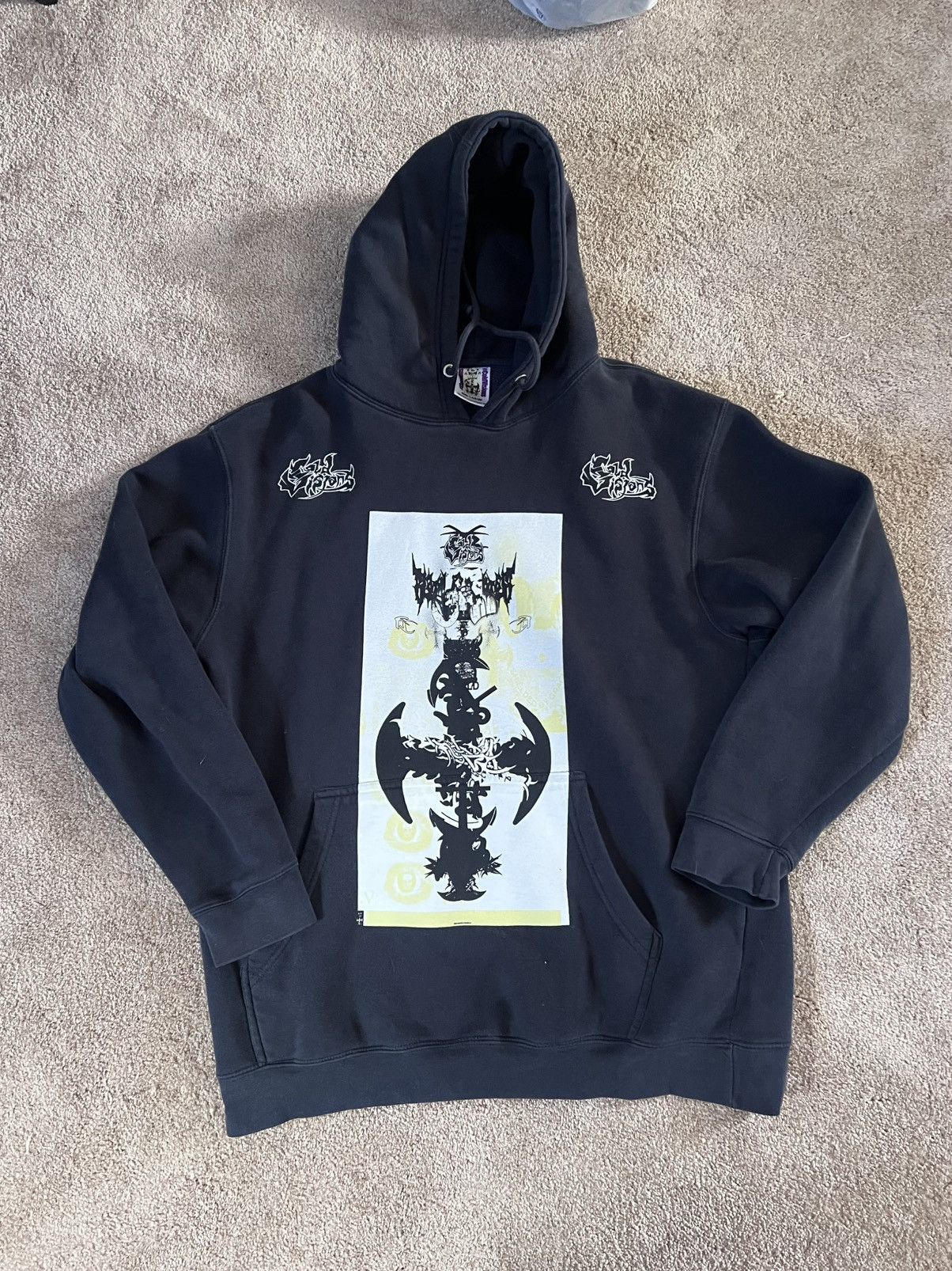 Drain Gang Bladee Cold Visions Anchor Hoodie Size US L / EU 52-54 / 3 - 1 Thumbnail