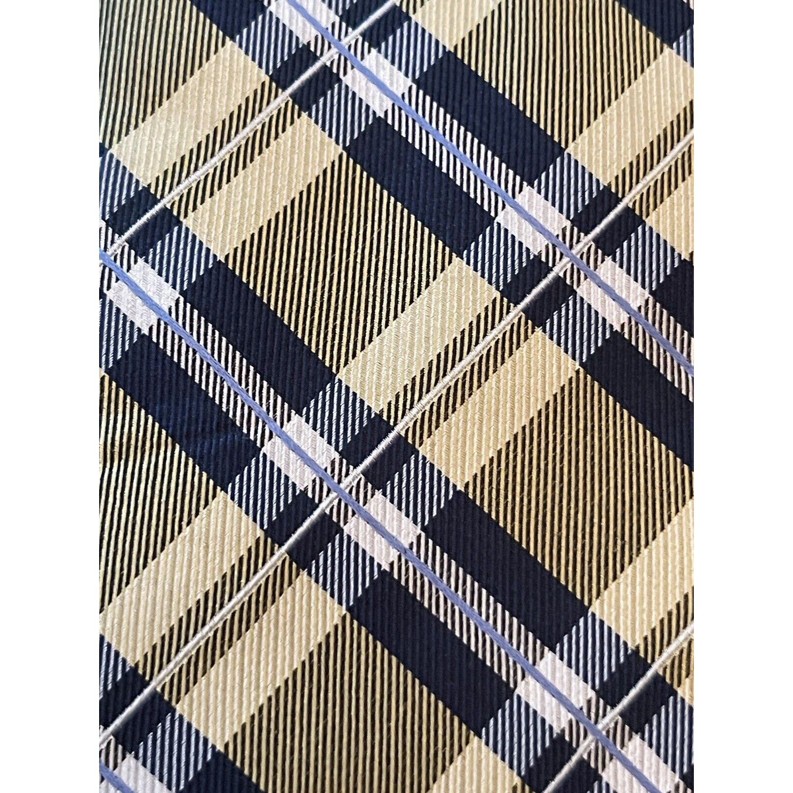 Arrow Arrow Gold Blue 100% Silk Men’s Neck Tie Made In China Size ONE SIZE - 9 Thumbnail