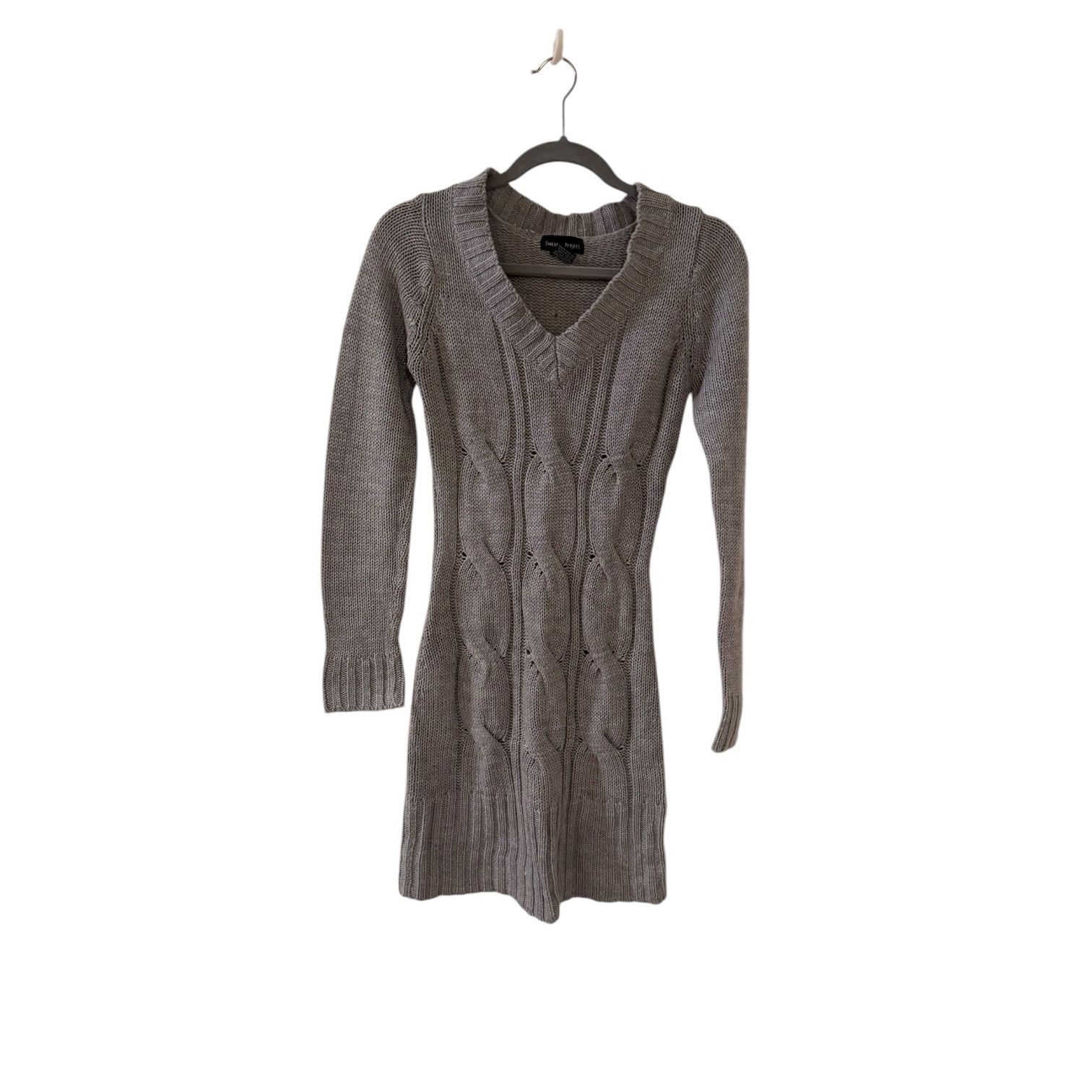 Other Sweater Project Women’s Light Gray Sweater Dress – Small Size S / US 4 / IT 40 - 1 Thumbnail