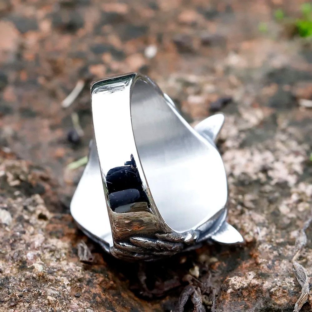 Jewelry Anel Amulet owl Ring Streetwear Jewelry Fashion Gift Size ONE SIZE - 4 Thumbnail