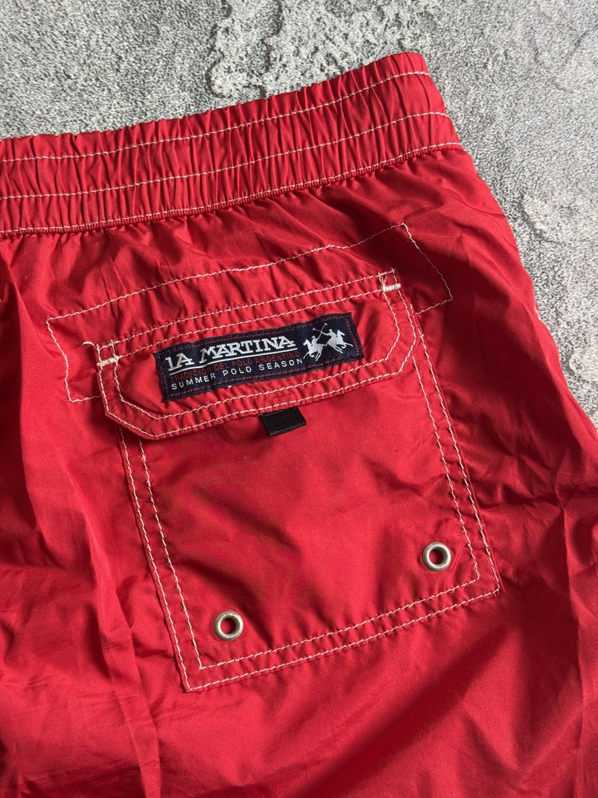 La Martina La Martina S/size red summer shorts 🩳 casual swim beach 🏝️ Size US 32 / EU 48 - 15 Thumbnail