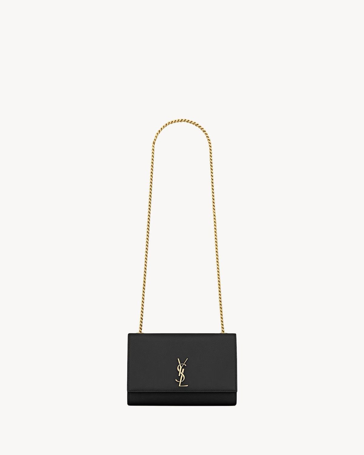 Yves Saint Laurent NEW KATE SMALL IN GRAIN DE POUDRE LEATHER YSL Size ONE SIZE - 1 Preview