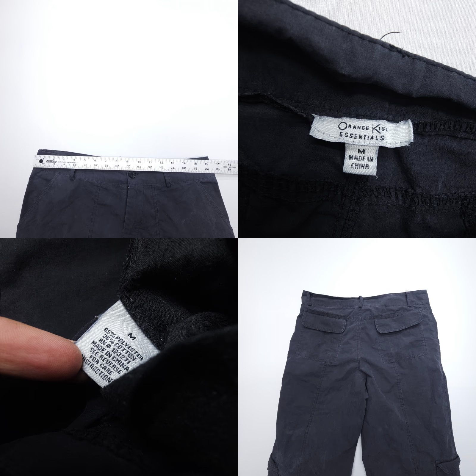 Essentials Orange Kiss Essentials Cargo Pants Shirt? Size 32" / US 10 / IT 46 - 8 Thumbnail