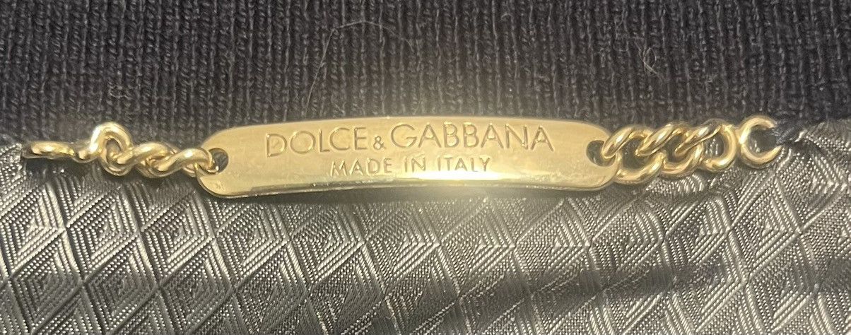 Dolce & Gabbana Authentic Dolce & Gabbana made in Italy navy leather jacket Size US XL / EU 56 / 4 - 8 Thumbnail