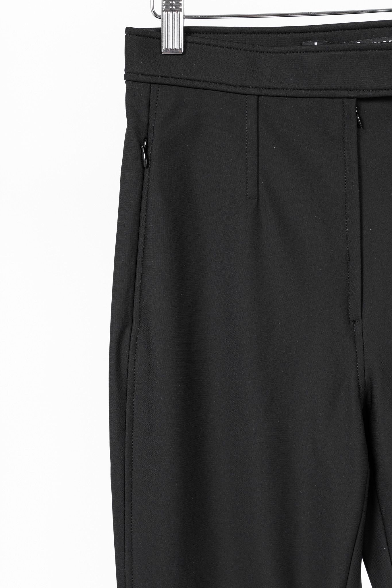 Alexander Wang Alexander Wang Black Stretch Zip-Hem Trousers Size 28" / US 6 / IT 42 - 4 Thumbnail