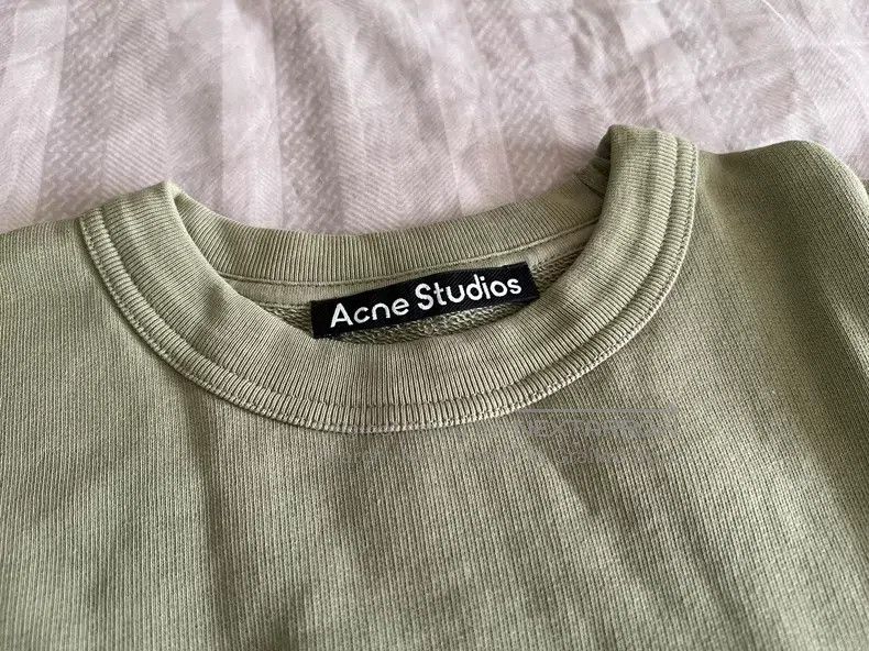 Acne Studios Acne Studios Green Sweatshirt Size M / US 6-8 / IT 42-44 - 1 Thumbnail