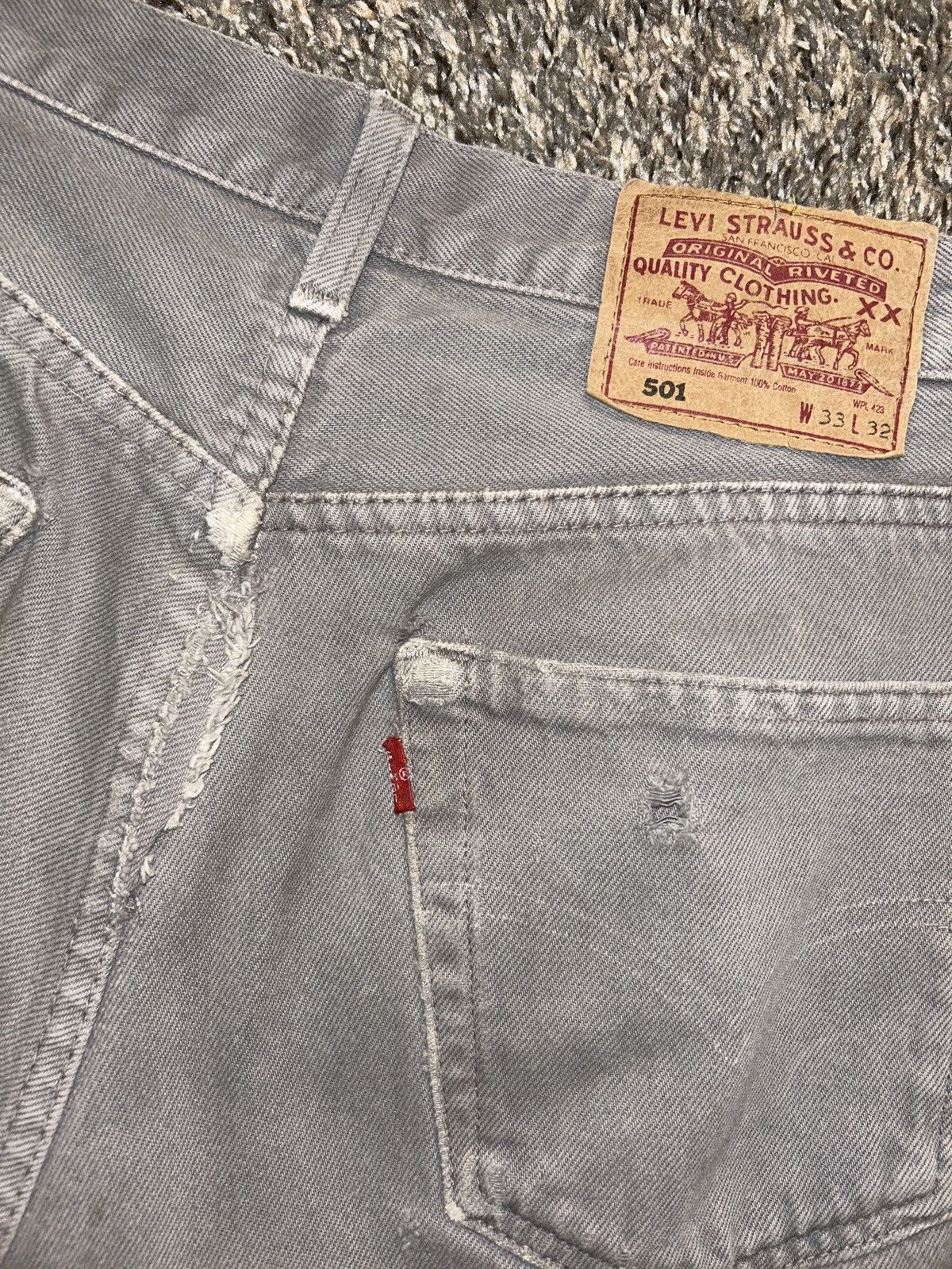 Unsound Rags 1980s Levi 501 33 X 32 Size US 31 - 6 Thumbnail