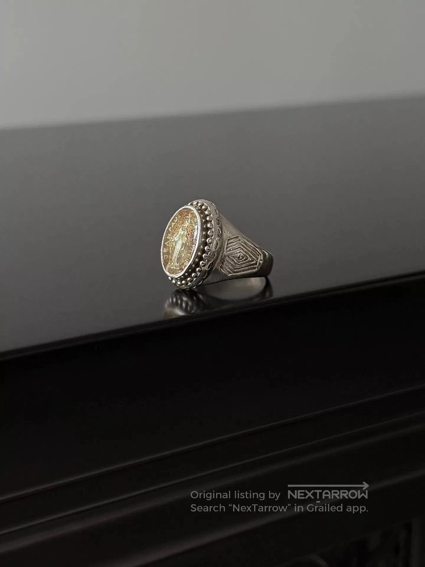 Jean Paul Gaultier Jean Paul Gaultier Virgin Mary Ring. Size ONE SIZE - 3 Thumbnail
