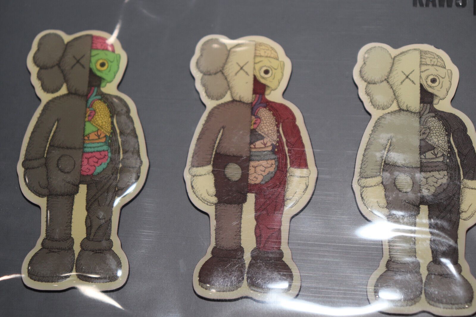 Kaws KAWS NGV - Companion Flayed Magnet Set - Black Gray Brown - Size ONE SIZE - 3 Thumbnail
