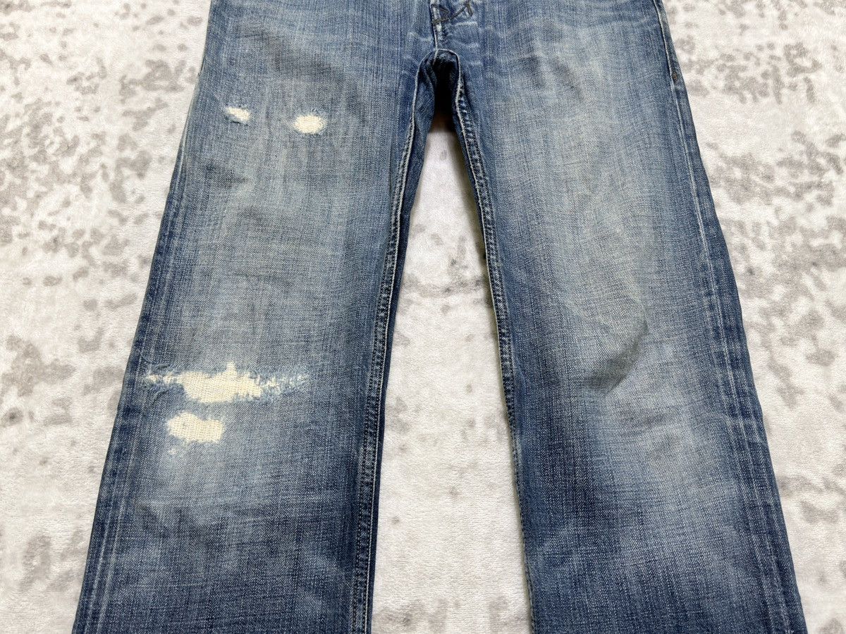 Diesel Diesel Safado Straight Fit Distressed Whiskered Denim Jeans Size US 29 - 6 Thumbnail