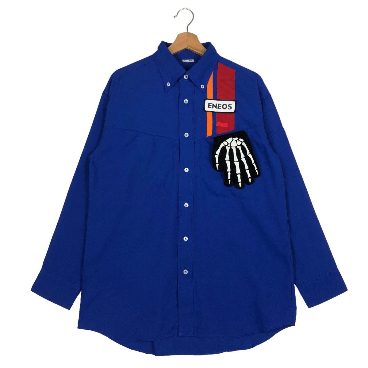 Japanese Brand 🔥90’s Work Jacket Racing Equipment Eneos Big Logo Size US L / EU 52-54 / 3 - 2 Thumbnail