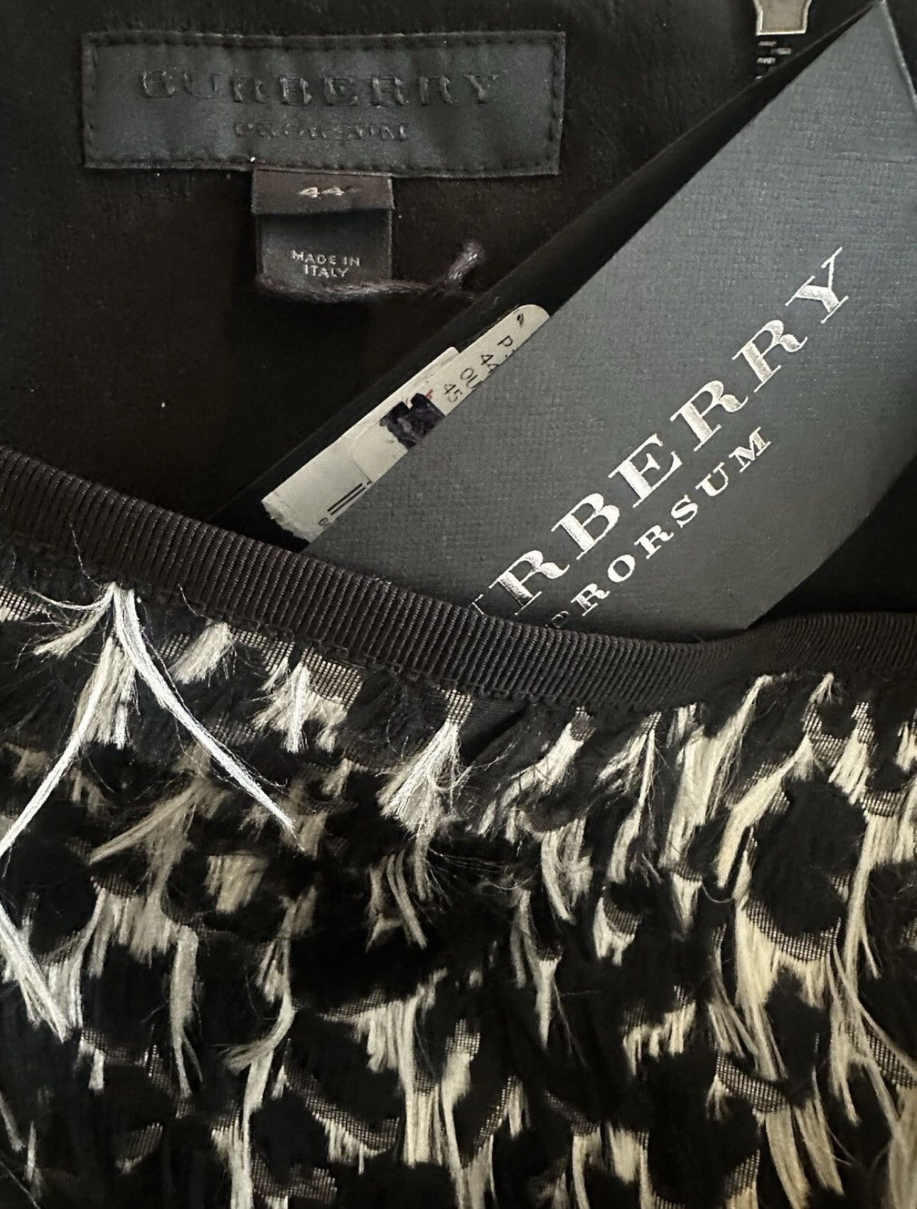 Burberry Prorsum Burberry Prorsum Black and White Leopard Skirt.EU(IT)44/US 8 Size 30" / US 8 / IT 44 - 3 Thumbnail