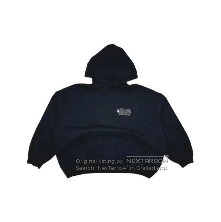 Balenciaga Balenciaga Black Logo Print Hooded Sweatshirt. Size US M / EU 48-50 / 2 - 2 Thumbnail