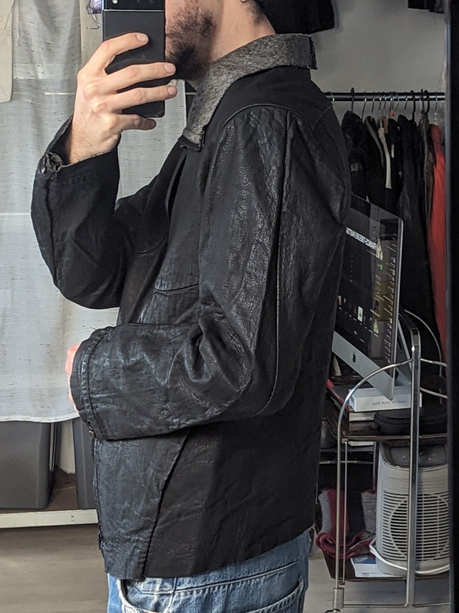 Isaac Sellam Experience Deerskin 4 pockets jacket w/ linen lining Size US L / EU 52-54 / 3 - 18 Thumbnail