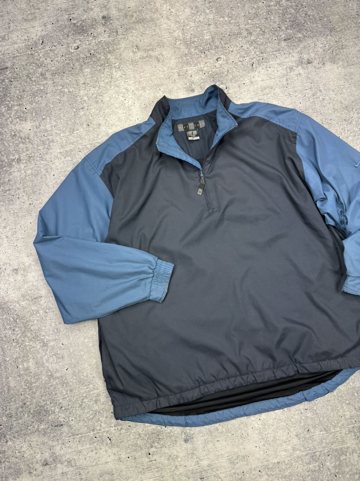 Nike × Vintage Vintage Nike Golf 90’s Y2K Style Drill Nylon Anorak Jacket Size US XL / EU 56 / 4 - 2 Thumbnail