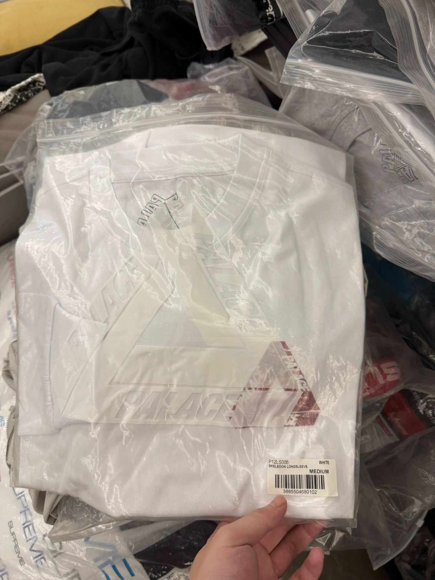 Places + Faces Palace Skeleton Longsleeve White S/M, Gray M Size US M / EU 48-50 / 2 - 6 Thumbnail