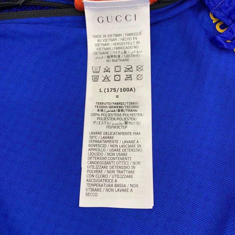 Gucci GucciThe North Face co-branded blue logo printed hooded hal Size US L / EU 52-54 / 3 - 6 Thumbnail