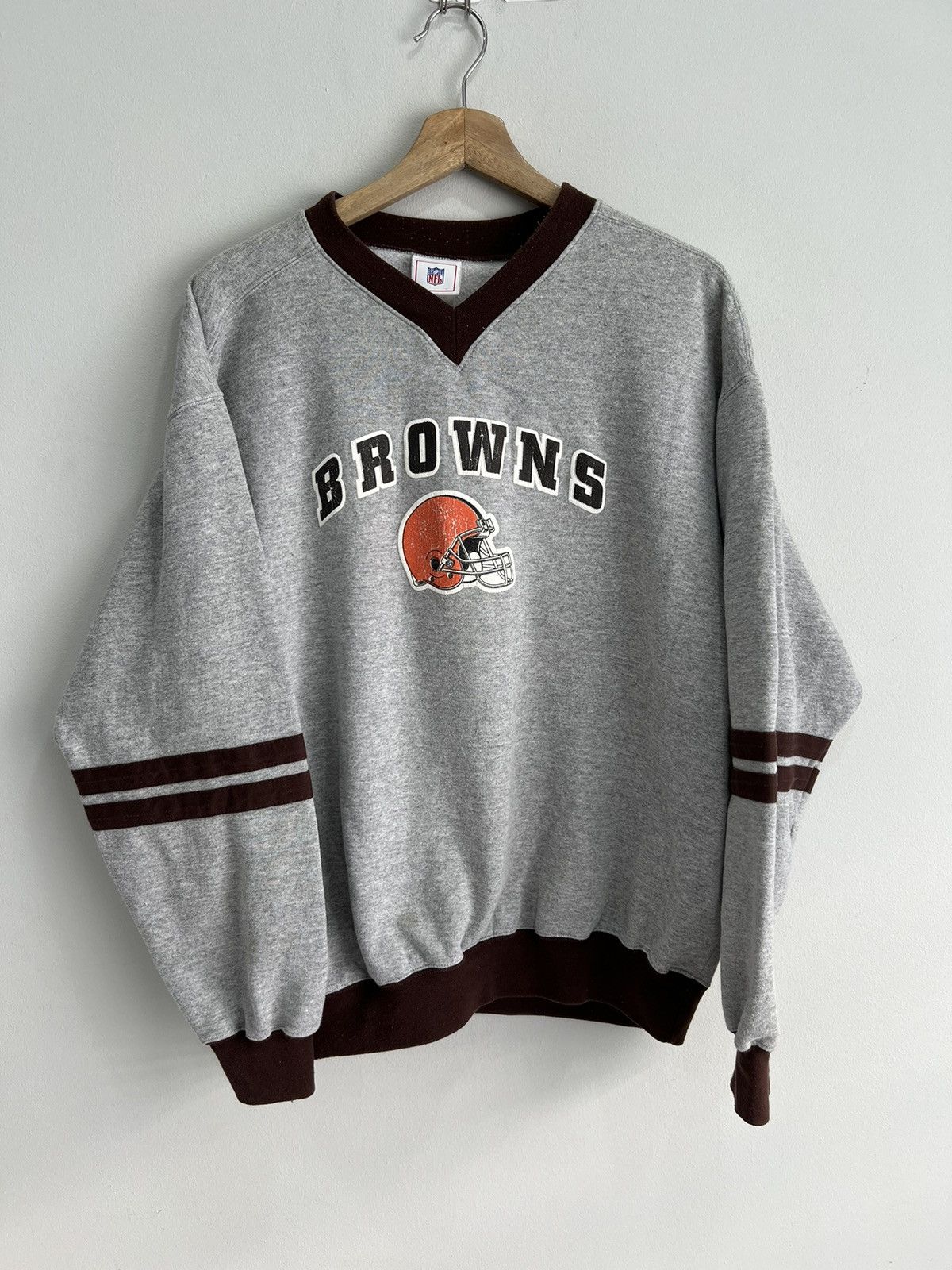 Vintage Vintage Cleveland Browns Sweater sweatshirt Size US L / EU 52-54 / 3 - 1 Thumbnail