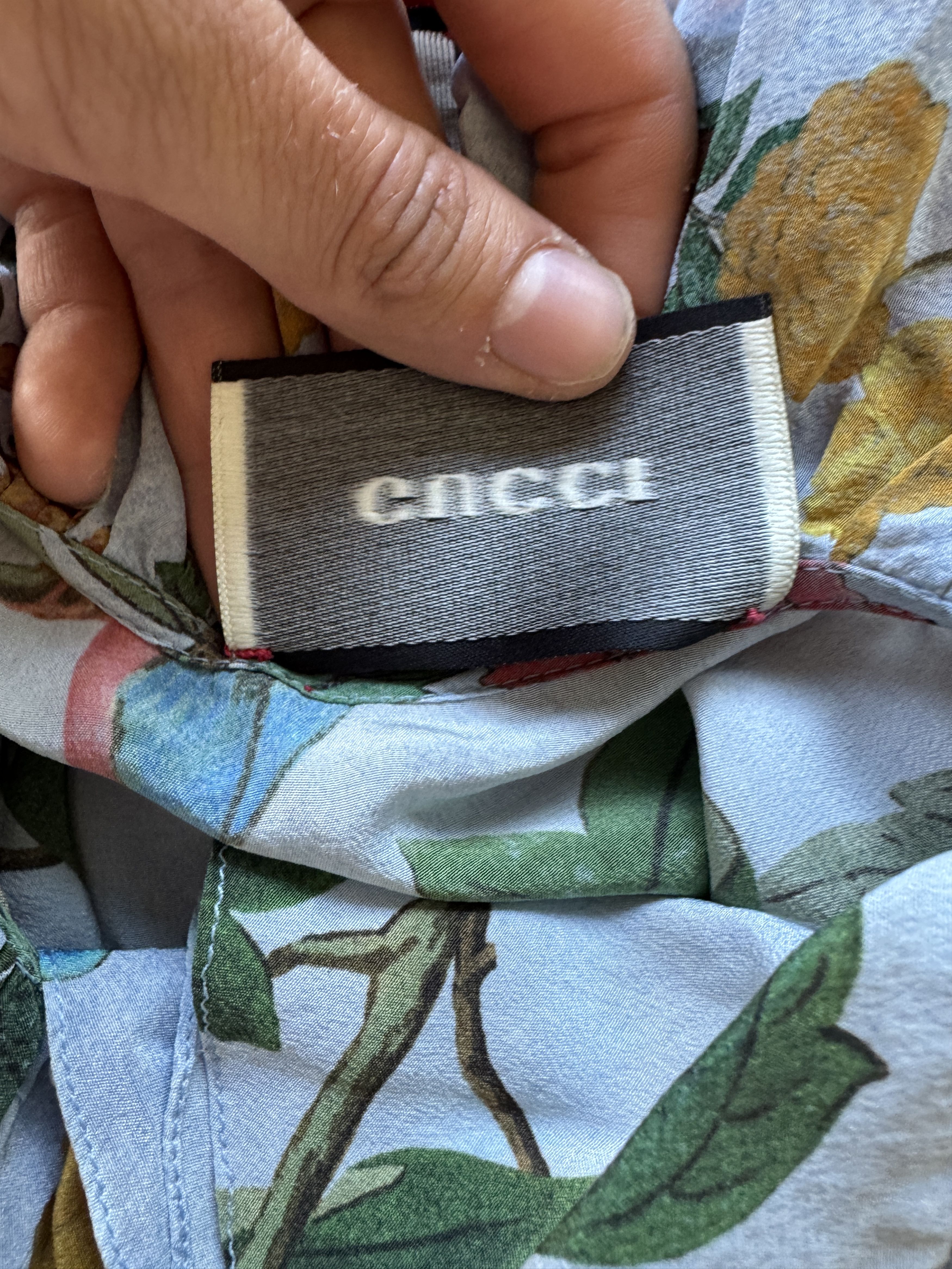 Gucci SAMPLE Floral Ruffle Silk Top Size S / US 4 / IT 40 - 18 Thumbnail