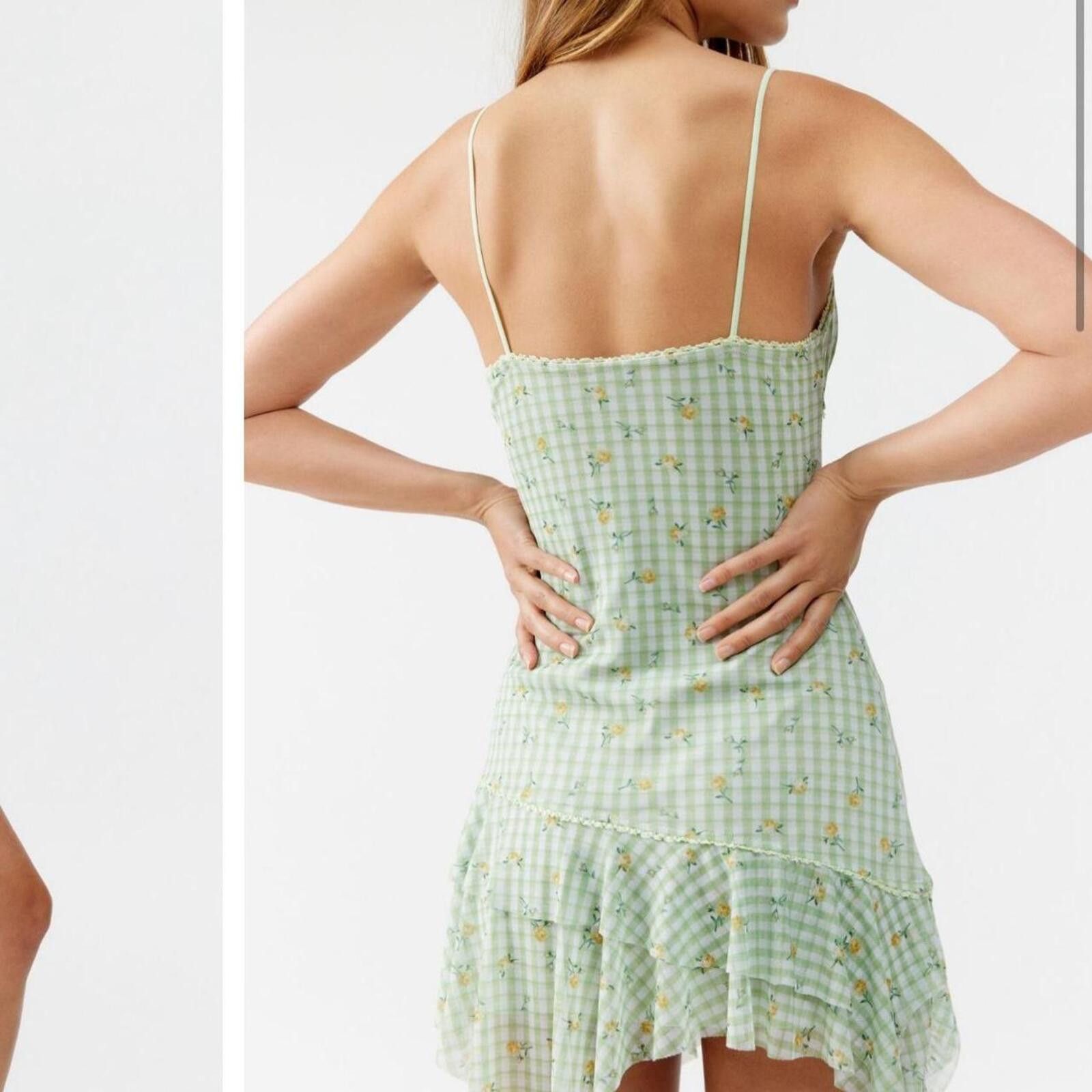 Urban Outfitters Urban Outfitters UO Rosebud Mesh Mini Dress Size S / US 4 / IT 40 - 6 Thumbnail