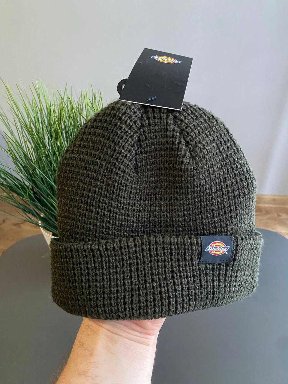 Dickies Dickies Woodworth Waffle Knit Beanie Hat, One Size Size ONE SIZE - 8 Thumbnail