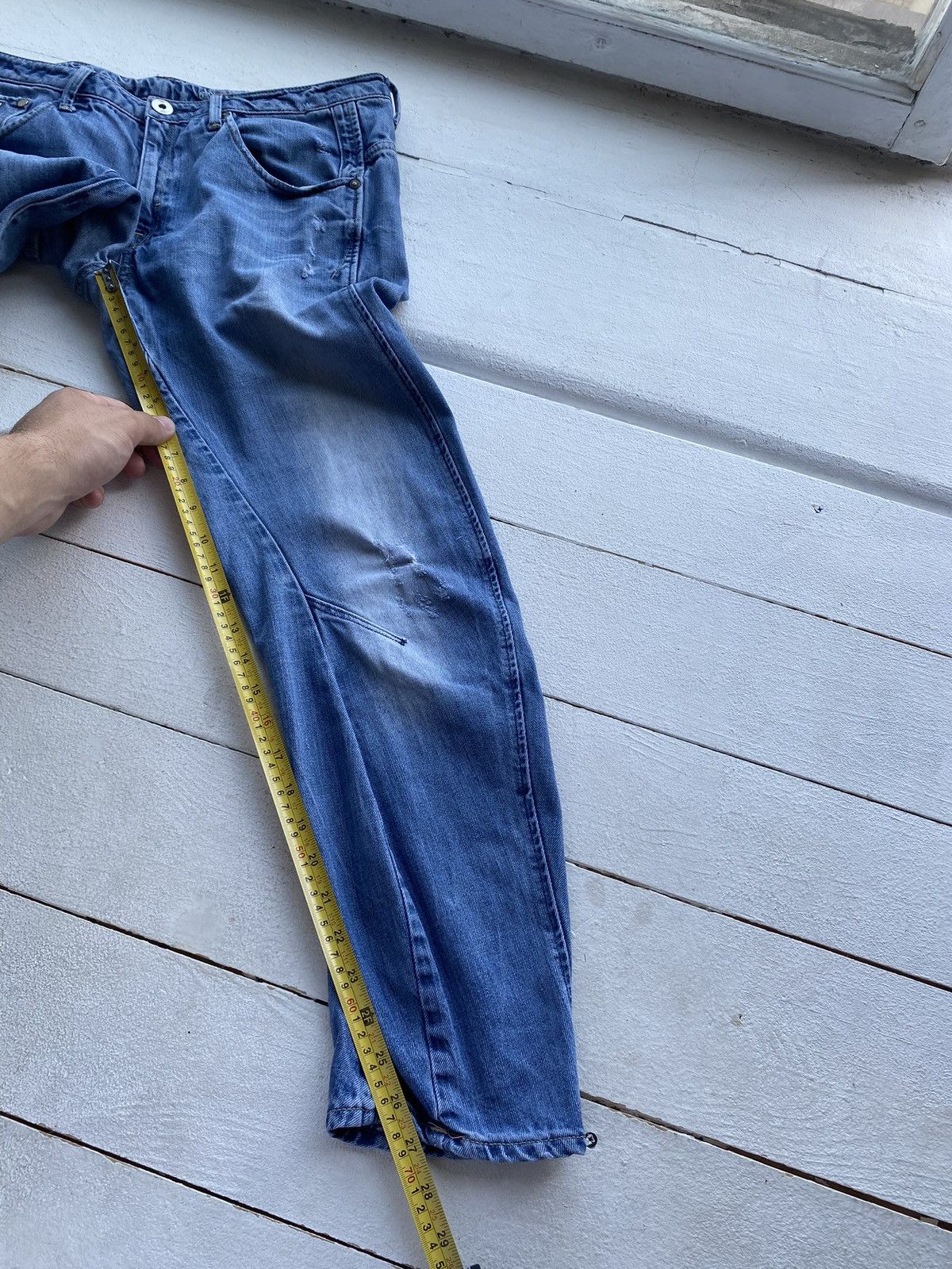 G-Star 🔥G Star Opium Punk Distressed 3d kate tapered Wmn Jeans Size 32" / US 10 / IT 46 - 14 Thumbnail