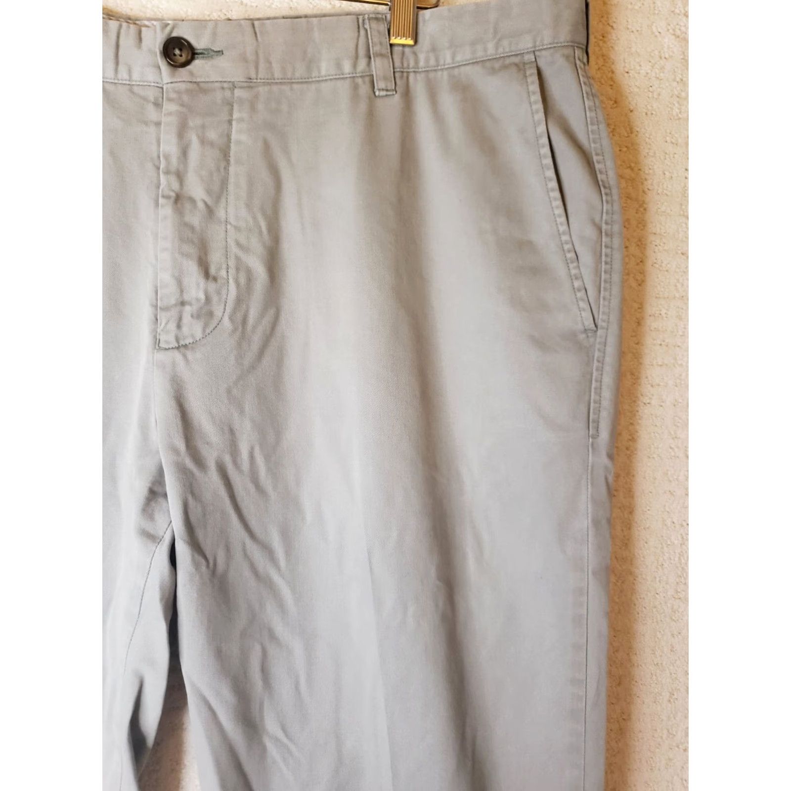 Southern Tide Southern Tide Pants SkipJack High Rise Straight Green Khaki Mens 42W x 33.5L Adjustable Flat Front Pima Cotton Twill 4 Pockets Clean Like New Size US 42 / EU 58 - 4 Thumbnail