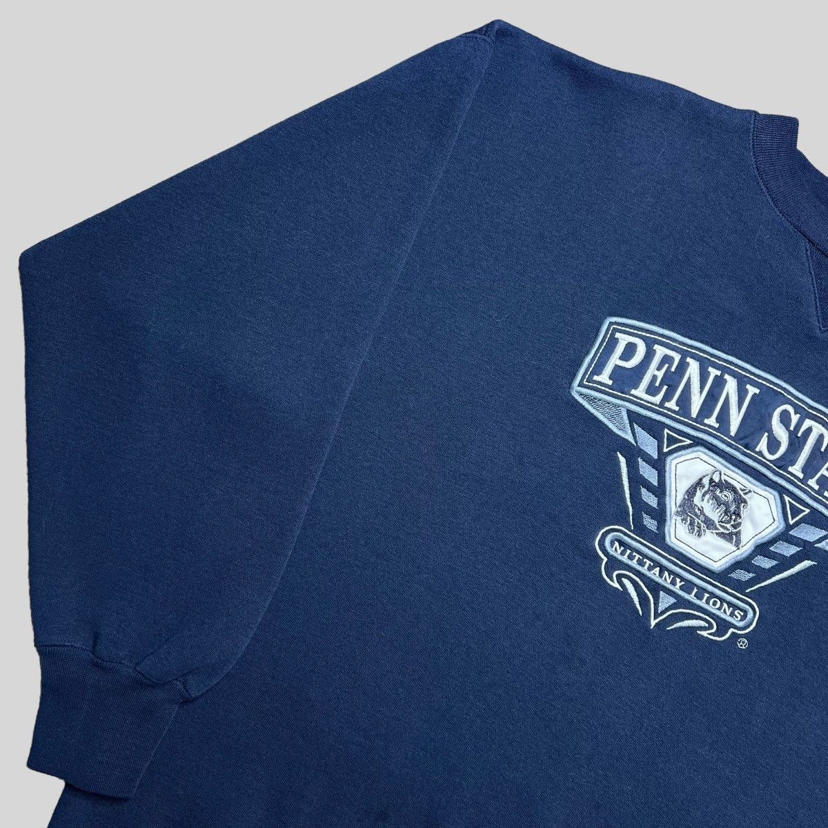 NCAA × Vintage Vtg 90s NCAA Penn State Nittany Lions Embroidered Sweatshirt Size US XL / EU 56 / 4 - 9 Thumbnail
