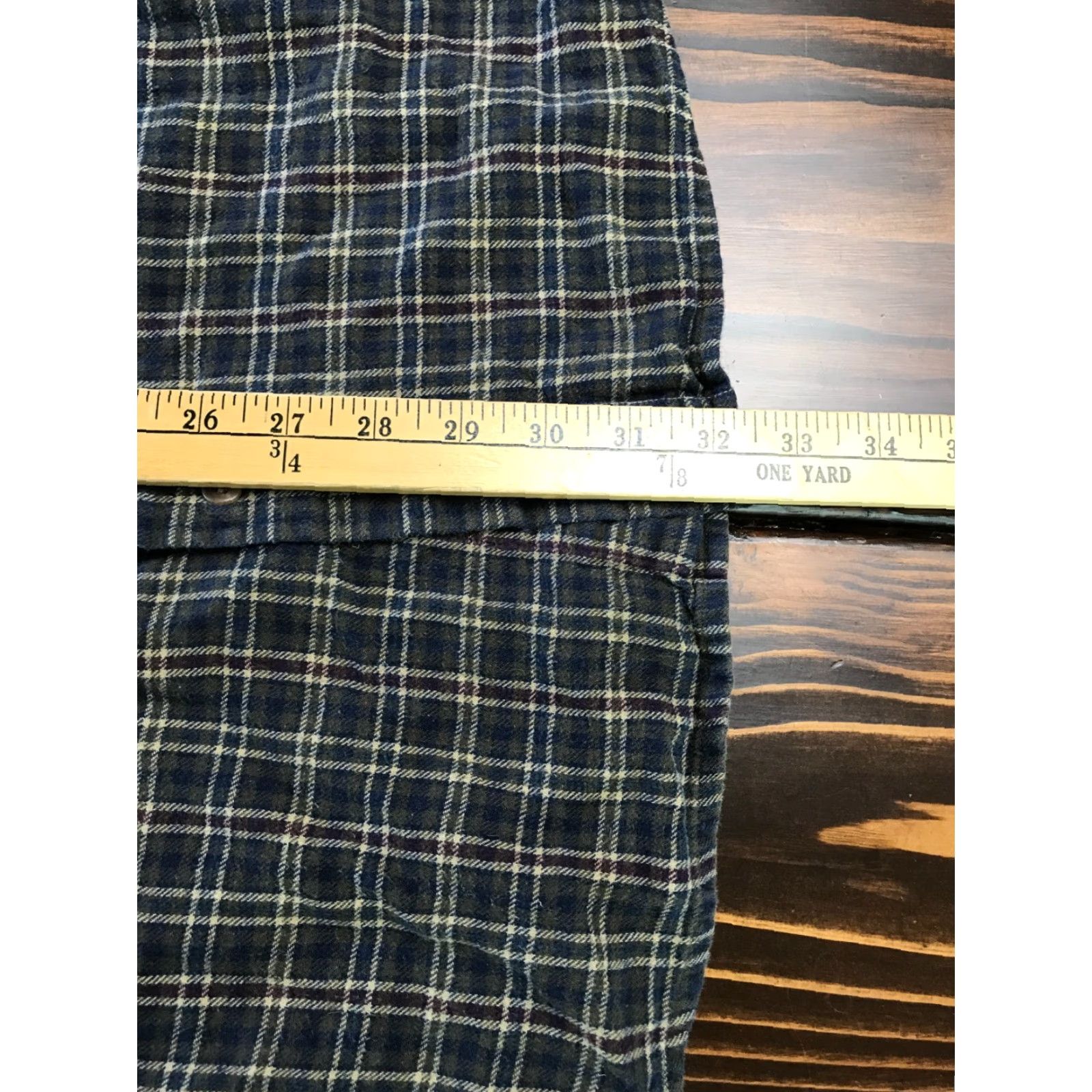 Area Bay Area Traders Shirt Men's TL/Tall Long Sleeve Plaid Flannel Green Blue Red Button-Up Pocketed Size US L / EU 52-54 / 3 - 7 Thumbnail