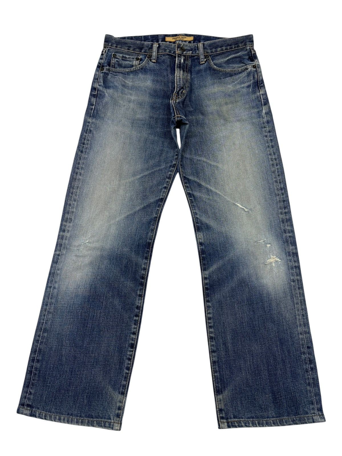 Kapital Vintage Uniqlo S-003 Japan Distressed Denim Jeans Size US 33 - 1 Thumbnail