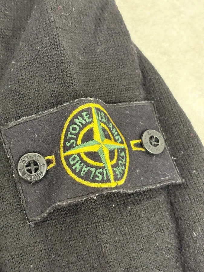 Stone Island 2000s Stone Island Classic Minimalist Black Sweater Size US S / EU 44-46 / 1 - 8 Thumbnail