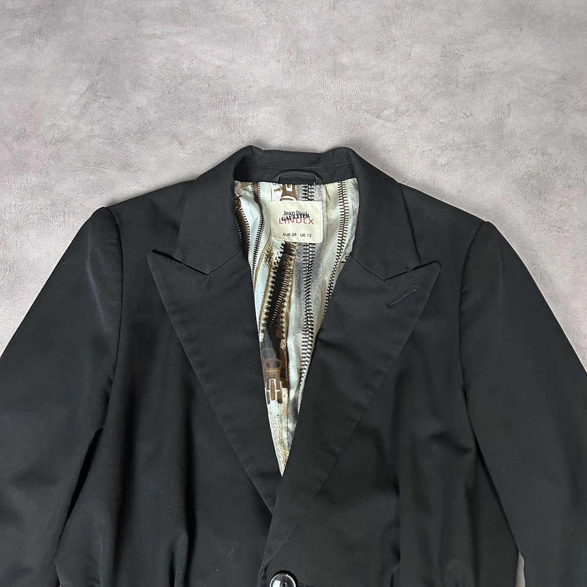 Jean Paul Gaultier Jean Paul Gaultier & Lindex Women's Blazer Black Size:38 Size M / US 6-8 / IT 42-44 - 4 Thumbnail