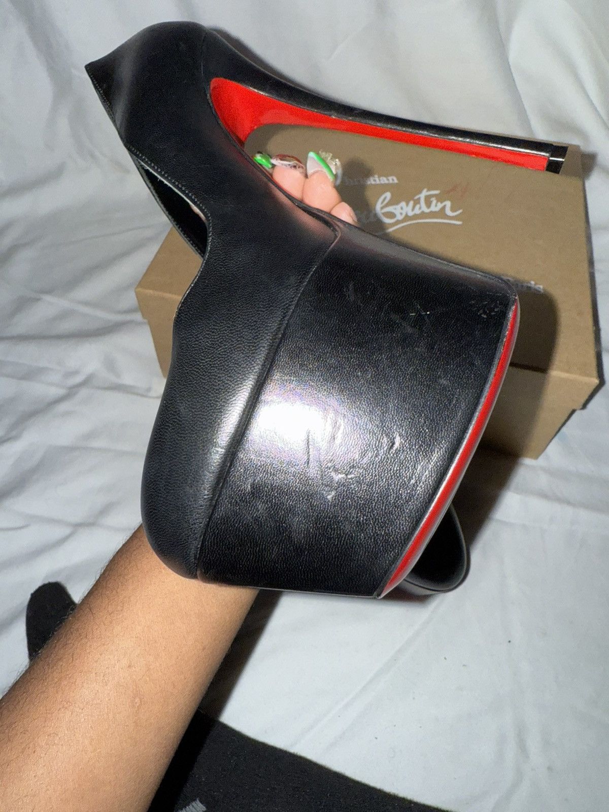 Christian Louboutin Christian Louboutin Dolly Alta EU 38 Size US 8 / IT 38 - 6 Thumbnail