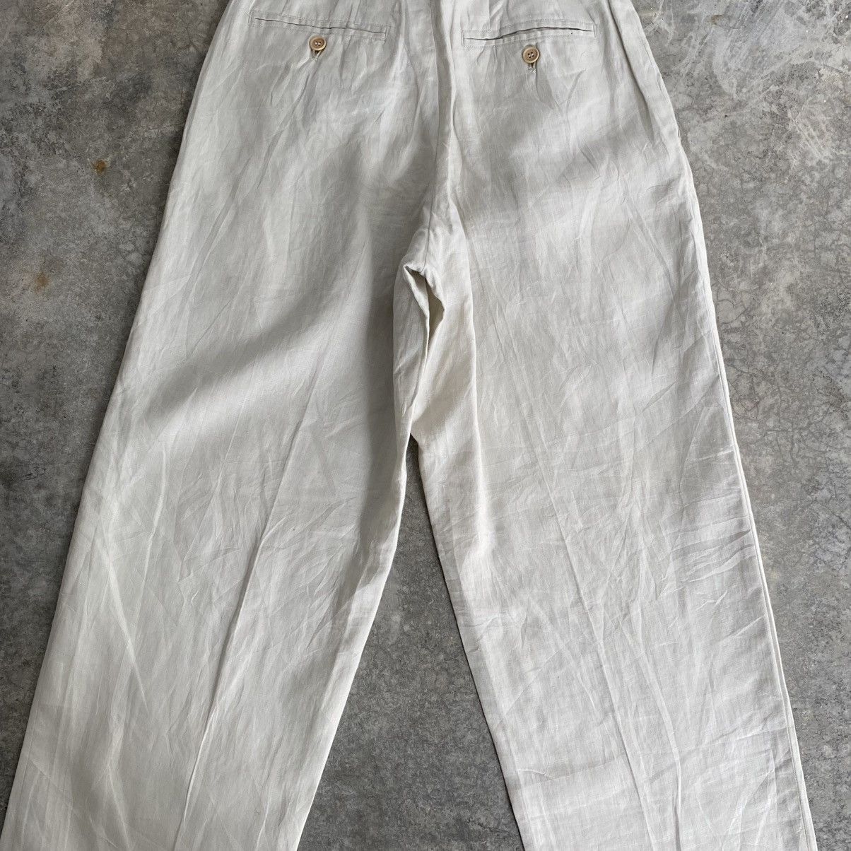 Issey Miyake 1980’s Issey Miyake Linen Pleated Baggy Trouser Pants Size US 28 / EU 44 - 18 Thumbnail