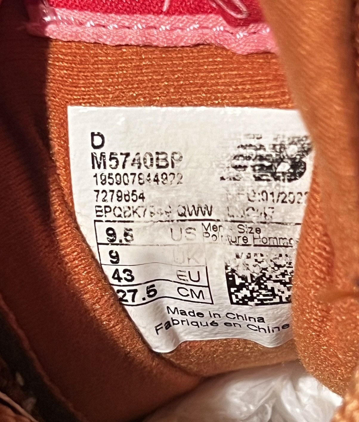 New Balance CLEAN New Balance 57/40 Brown Pink size 9.5 Womens shoes Size US 9.5 / IT 39.5 - 8 Thumbnail