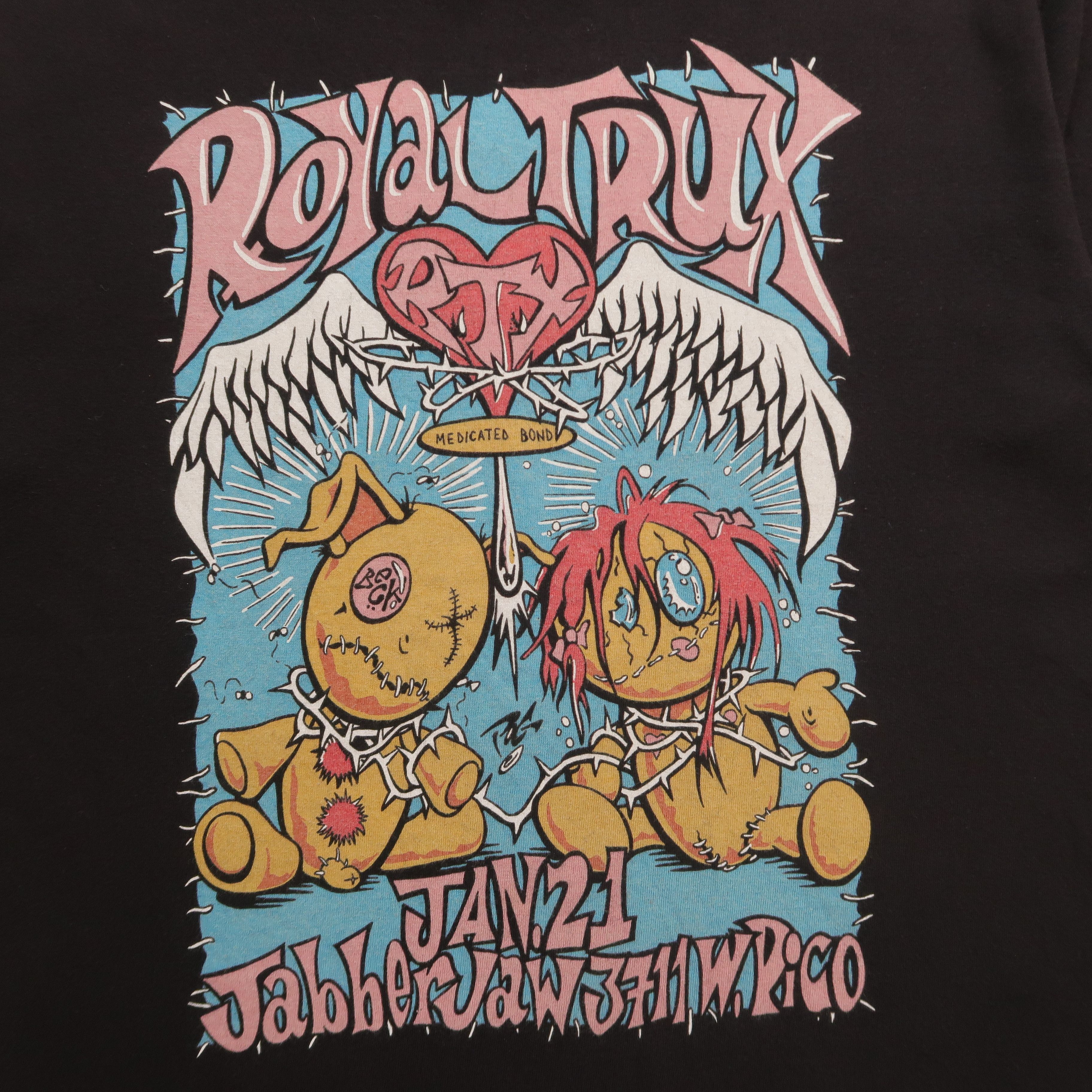 Hysteric Glamour 2017 Hysteric Glamour x Royal Trux Band T-Shirt Size US S / EU 44-46 / 1 - 6 Thumbnail