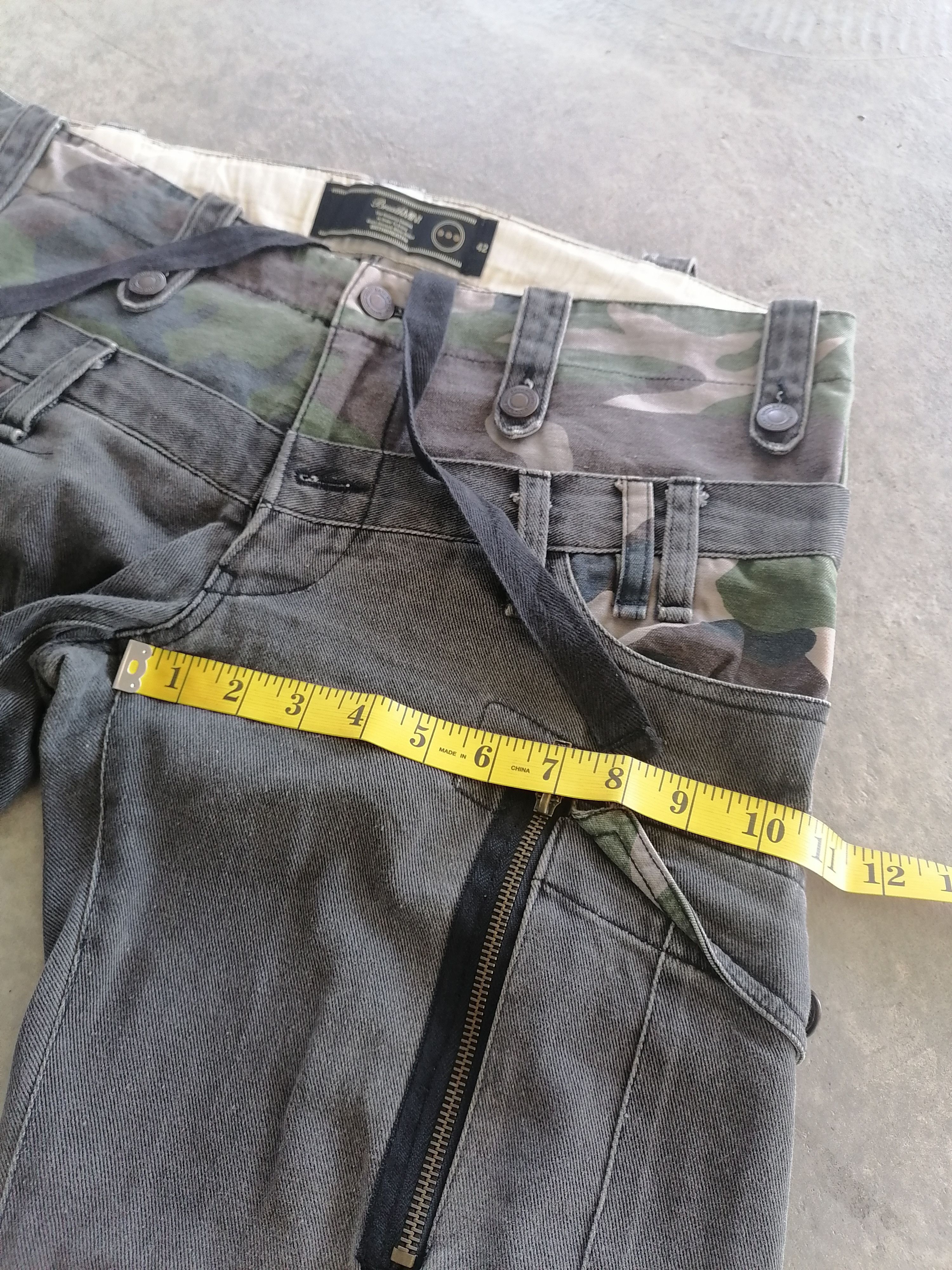 20471120 × Hysteric Glamour Breathmint Double Waist Low Rise Tactical Cargo Pants Size US 33 - 13 Thumbnail